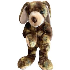 Hansa Whimsey Hound Dog 5499 Handcrafted Plush Dog Puppy Rare HOLE